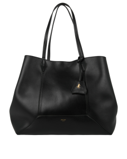 Diamond Tote/L, Leather, Black, JDF1N1, AC/DB, 3*